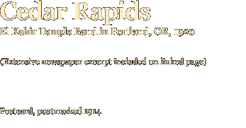 Cedar Rapids