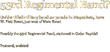 53rd Regimental Band?